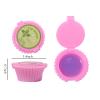 12 Pcs Cupcake Lip Gloss for Girls Party Favors Lip Balm Set Assorted Fruity Favors Cute Cupcake Designs Birthday Gift view 4