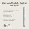 Sandstone Scandinavia Hypoallergenic Waterproof Red Rebel Eyeliner Pencil view 2
