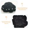 Mobestech 4pcs Elegant Hair Bun Cover Rhinestones Suitable for Dancers and Everyday Use Hair Net for Formal and Casual Styles for All Types view 2