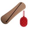Beavorty 1set Silicone Brush Storage Bag with Makeup Sponge Box Brush Holder Makeup Sponge Compact Portable for Travel Use Flexible Design view 1