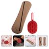 Beavorty 1set Silicone Brush Storage Bag with Makeup Sponge Box Brush Holder Makeup Sponge Compact Portable for Travel Use Flexible Design view 4