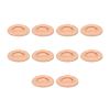 Diydeg Fake Lips, 10PCS Silicone Soft Flexible 3D Open Mouth Easy to Apply Colour Practice Lips Highly Reproducible Portable Silicone Lips Model for Makeup Practice (Dark Skin view 4