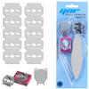 YNR Stainless Steel Calus, Remover for Feet, Foot Scraper & Callus Shaver, Calloused Feet Remover Tool with Callus Shaver Blades, Foot File for Calisis Removal,(White) view 1