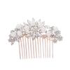Mikinona Luxury Rhinestone Hair Comb Bridal Headpiece Fashion Headwear for Special Occasions view 1