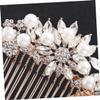 Mikinona Luxury Rhinestone Hair Comb Bridal Headpiece Fashion Headwear for Special Occasions view 2