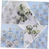Mikinona 20pcs Snowflake Rhinestone Spiral Hairpins Bridal Alloy Hair Headdress for Weddings Parties and Celebrations Accessory for Women and Girls view 2