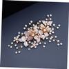 Mikinona 1Pc Pearl Rhinestone Hair Comb Elegant Alloy Hair Accessory for Weddings and Special Occasions Beautiful Headdress for All Hairstyles view 2