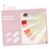 4pcs Cases for Pedicure Nail Tools Container Organizers Polishing Rectangular Tool Personal Manicure Sand Salon Transparent Art Clear Nails Storage Manicurist Professional Holders view 2
