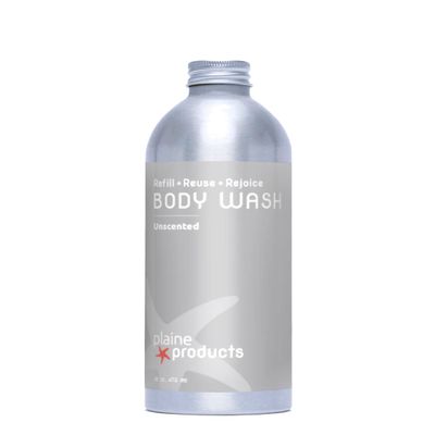 Plaine Products Refillable Unscented Body Wash, 16 oz (Refill (without pump))