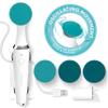 Bellasonic Electric Foot File + Callus Remover with Unique Oscillating Head  File & Smooth Dry, Hardened & Cracked Skin on Heels & Toes  Salon Quality Pedicure at Home w/Portable, Rechargeable Set view 2