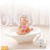 2 pcs Exfoliator Dandruff Head Exfoliation Bathing Silicone Massage Mitt Safe Scrubber Washing All Newborn Manual Hair Skin Bath for Wet Body Practical view 2