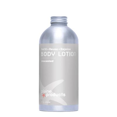 Plaine Products Refillable Body Lotion: Unscented, 16 oz (Refill (without pump))