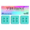 BRAWNA [ Deeper Wells ] 50 Pack Disposable Ink Trays for Miroblading & PMU pigments - PMU Supplies - Dental Mixing Well - Turquoise view 1