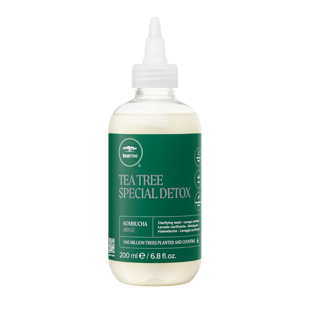 Tea Tree Special Detox Kombucha Rinse, Removes Buildup, Adds Shine, For All Hair Types, 6.8 fl. oz.