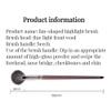 Fan Shape Highlight Brush Makeup Tool, Contour Women Highlighter Beauty Blush view 2