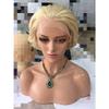 13x4 Blonde Lace Front Wig 613 Virgin Human Hair Short Wavy Bob Wigs Wave Style Pixie Cut for Women 150% Density 8 inches view 1