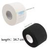 TAICHEUT 10 Rolls Disposable Barber Paper Neck Strips, 1000 Strips Professional Stretchy Paper Neck Band, Protector Stretchy Strips Cutting Accessories for Hair Cut, Beauty Salon, Black and White view 2