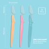 Eyebrow Razor for Women, 12 Pcs Dermaplaning Tool for Face Professional, Face Razor for Women Facial Hair Remover view 3