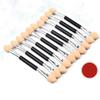 Sponge Eyeshadow Brush, 10pcs Reusable Eyeshadow Applicators Eyeshadow Brush Double Ended Disposable Eye Shadow Sponge Applicators Make Up Brush Eye Makeup Applicators Beauty Tool view 3