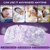 30 Packs Lavender Steam Eye Mask - Heated Eye Mask for Dark Circles and Puffiness Warm Eye Mask for Dry Eye Mask Relief Eye Fatigue Headache Hot Sleep Eye Mask for Disposable Moist Heat Eye Compress view 3