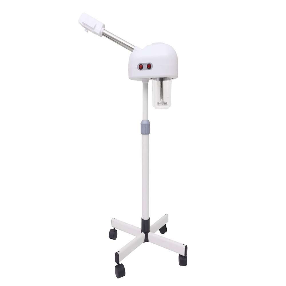 Beautynao Facial Steamer Rolling On Wheels Professional Spa Beauty Salon for Skin Care(White)