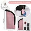 Meiiy Chapstick Holder Lip Balm/Gloss Sleeve Pouch Portable Lipstick Bag With Hook Gift for Women (3pcs) view 3