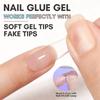Makartt Nail Glue for Acrylic Nails UV Gel Curing Needed 3 in 1 Super Strong Brush on Nails Glue for Press on Nails Bundle with Eloisee 36W UV LED Nail Lamp, UV Light for Nails Professional Curing La view 2