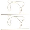 OSALADI 2pcs Elegant Metal Hair for Women Bun Maker Simple Vintage Hair Slide for Updos and Everyday Styling view 1