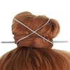 OSALADI 2pcs Irregular Curved Metal Hairpins Bun Maker for Thick Hair Elegant Hair Cuffs for Updos and Casual Styles view 4