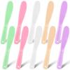 10 Pcs Plastic Cosmetic Spatula Jelly Mask Skincare Lotion Disposable Spatulas for Facials Face Mask Applicator Makeup Scoop Tools(Colorful) view 1