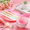 10 Pcs Plastic Cosmetic Spatula Jelly Mask Skincare Lotion Disposable Spatulas for Facials Face Mask Applicator Makeup Scoop Tools(Colorful) view 4