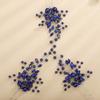 Teyglen Bride Wedding Hair Pins Set, Blue: 3 Pieces Vintage Crystal Pearl Hair Clips, Rhinestone Headpieces Accessories for Women Girls view 4