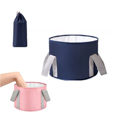 Collapsible Portable Foot Soak Tub,Folding Footbath, Bucket for Soaking Feet, Travel Foot Bath Tub for Foot Spa Soaking Feet Home Pedicure Basin Outdoor Camping, Container for Fishing Hiking,14 L ( Co