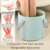 Collapsible Portable Foot Soak Tub,Folding Footbath, Bucket for Soaking Feet, Travel Foot Bath Tub for Foot Spa Soaking Feet Home Pedicure Basin Outdoor Camping, Container for Fishing Hiking,14 L ( Co view 3
