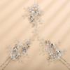 Teyglen Bride Wedding Crystal Pearls Hair Pins Vintage Silver Pearl Hair Pins Set Bridal Rhinestone Hair Pieces Headpieces Vintage Hair Accessories Jewelry Set for Women (Silver) view 4