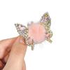 LRGKMCWTOB Butterfly Hair Pins Bride Wedding Head Pieces Hair Accessories for Women Girls Hairpins Decorative Moving Flying Butterfly Shiny Hair Clips Barrettes 1PcsPink view 1