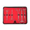 AAProTools Body Piercing Tools Kit of 5 Pcs - Sponge Forceps, Pennington Forceps, Septum Forceps Body Piercing Kit Case view 1