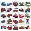 CHARLENT 148 PCS Race Car and Monster Truck Temporary Tattoos for Kids - GoKart Car Individual Tattoos for Boys Racecar Birthday Party Favors Goodie Bag Fillers view 1