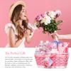 Bath & Body Gift Set, Luxury Home Spa Bath Gift Basket, Cherry Blossom spa kit for women,bath basket Christmas Gifts for Women & Teens, 12 Pcs Bath Spa Kit for women Body Kit Birthday Gift Christmas view 2