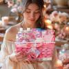 Bath & Body Gift Set, Luxury Home Spa Bath Gift Basket, Cherry Blossom spa kit for women,bath basket Christmas Gifts for Women & Teens, 12 Pcs Bath Spa Kit for women Body Kit Birthday Gift Christmas view 4
