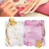 Resin Nail Palette Nail Palette Nail Art Makeup Display Board Manicure Stand Manicure Palette Nail Art Color Manicure Nails DIY Tool (Pink) view 2
