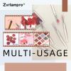 Zvrlampro Silicone Lip Brush, 4pcs Pink Lip Gloss Wands with Cap, Soft Silicone Bristles, 6 Inch Length, For Lip Gloss, Cream, Mask Oil view 2
