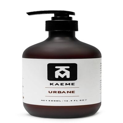 KAEME URBANE BLACK SOAP BODY WASH-Handmade|Body Wash|Shampoo| Hair|Face Wash|Exfoliant|Moisturizer|Make-up Cleanser|All Hair|Sulfate- Free|Eczema|Acne - 500mL /16.9Fl oz)