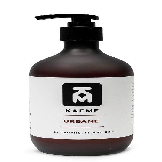 KAEME URBANE BLACK SOAP BODY WASH-Handmade|Body Wash|Shampoo| Hair|Face Wash|Exfoliant|Moisturizer|Make-up Cleanser|All Hair|Sulfate- Free|Eczema|Acne - 500mL /16.9Fl oz)
