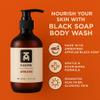 KAEME URBANE BLACK SOAP BODY WASH-Handmade|Body Wash|Shampoo| Hair|Face Wash|Exfoliant|Moisturizer|Make-up Cleanser|All Hair|Sulfate- Free|Eczema|Acne - 500mL /16.9Fl oz) view 2
