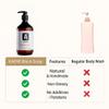 KAEME GOLDFLAKES BLACK SOAP BODY WASH-Plant Based, Handmade, Sulphate,Paraben, Dye Free, Nourishing and Soothing Formula|Ose Dudu|Pimple|Eczema|Acne, Anti-Bacterial and Herbal|Rashes-500mL /16.9Fl oz) view 3
