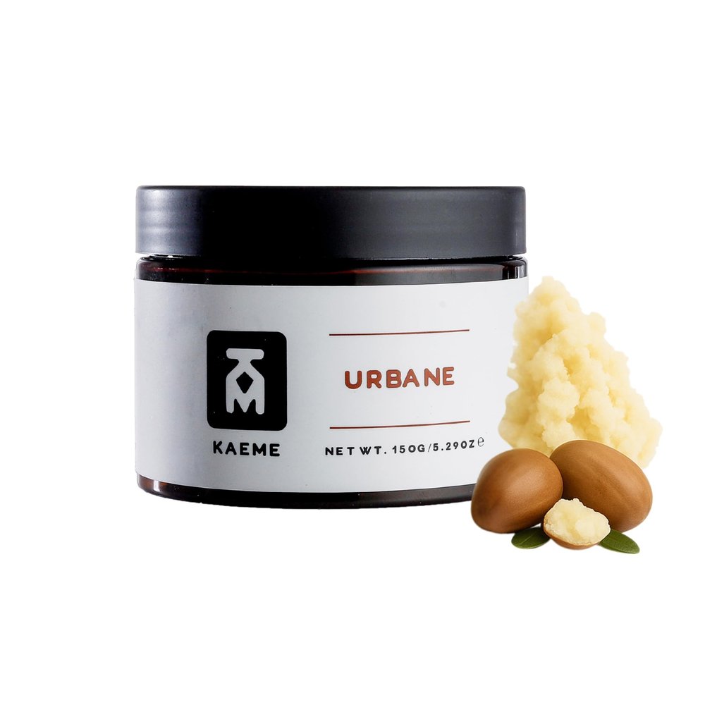 Kaeme.com Urbane Whipped Raw Shea Butter, Unrefined Skin Moisturizer with Coconut Oil, Handmade With Organic Body Butter For Women and Men (10.5oz/300g jar)