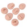FILFEEL Body Piercing Practice Model, Silicone Ear, Eye, Nose, Mouth, Tongue, Belly Button Model for Novice Piercer (Medium Fleshcolor) view 1