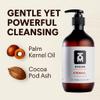 KAEME ETERNAL African Black Soap Body Wash -Deep Cleansing & Moisturizing With Natural Antioxidant,Antifungal Hydrating Formula for Sensitive and Acne-Prone Skin,Sulfate,Paraben Free(500mL /16.9Fl oz) view 3