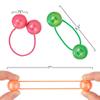 16pc Ponytail Balls Elastic Hair Tie Set - Styling Accessories Girls Toddlers Kids Collection Neon Colors Durable Secure Stretch view 3